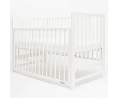 New Baby BASIC lovelė su nuleidžiama šonine siena, balta