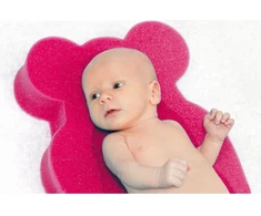 New Baby BASIC maxi putų kilimėlis meškiukas raudonas