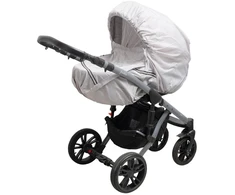 New Baby Basic pilkas vežimėlio užvalkalas