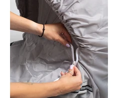 New Baby Basic pilkas vežimėlio užvalkalas