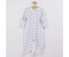 New Baby Classic II kūdikio kombinezonas pilkas su žvaigždutėmis, dydis 74 (6-9 mėn.)