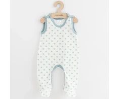 New Baby Classic II kūdikių bodis žvaigždutėmis, mėtinės spalvos, dydis 80 (9-12 mėn.)
