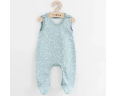 New Baby Classic II kūdikių bodžiukas dinozauras mėtų spalvos, dydis 80 (9-12 mėn.)