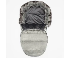 New Baby Lux pilkas flisinis šiltukas