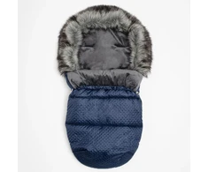 New Baby Lux žieminis flisinis miegmaišis mėlynas