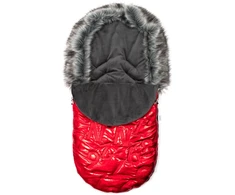 New Baby Luxury Fuzzy raudonas kailinis paltukas
