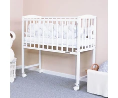 New Baby MATEO lovelė 90x40 cm balta