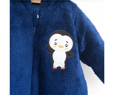 New Baby Penguin žiemos kombinezonas tamsiai mėlynas, dydis 74 (6-9 mėn.)