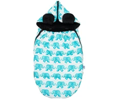 New Baby prabangus dramblių rašto maišelis