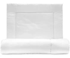 New Baby prabangus mikropluošto užpildas pagalvei ir antklodei 100x135 cm, balta