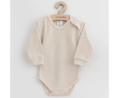 New Baby smėlio spalvos medvilninis bodis, dydis 80 (9-12 mėn.)