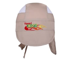 New Baby Speed King smėlio spalvos vasarinė kepurė-šalikas, dydis 116 (5-6 m.)