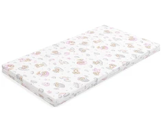 New Baby STANDARD poroloninis čiužinys 120x60x6 cm, rožinis su koala raštu