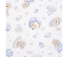 New Baby STANDARD poroloninis čiužinys 120x60x6 cm Koala mėlynas