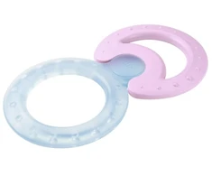 Nuk Cooling dantų kramtukas + Classic dantų kramtukas, 2 vnt., rožinis