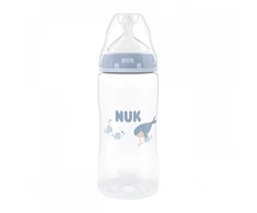 NUK First Choice 300 ml kūdikio buteliukas su temperatūros kontrole, banginis