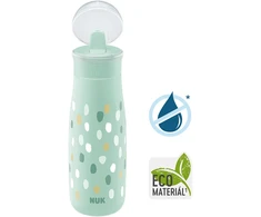 NUK Mini-Me Flip 2-in-1 kūdikio buteliukas, 450 ml, žalias