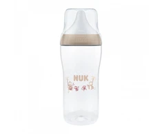 NUK Perfect Match kūdikio buteliukas su temperatūros kontrole XL Monkey 360 ml