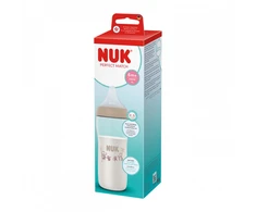 NUK Perfect Match kūdikio buteliukas su temperatūros kontrole XL Monkey 360 ml