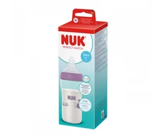 NUK Perfect Match kūdikio buteliukas su temperatūros kontrole Hippo 260 ml
