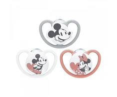NUK Perfect Match oro čiulptukas Disney Mickey Mouse, dydis 6-18 mėn., pilkas