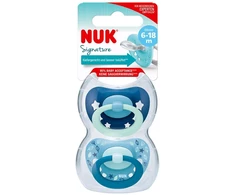 NUK Signature sauskelnės berniukams, 2 vnt., dydis 6-18 mėn.
