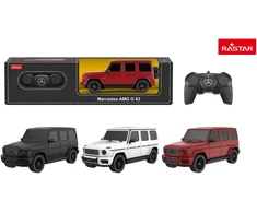 Nuotoliniu būdu valdomas automobilis Rastar Mercedes AMG G63 raudonas 1:24