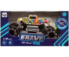 Nuotoliniu būdu valdomas visureigis Brave grafiti