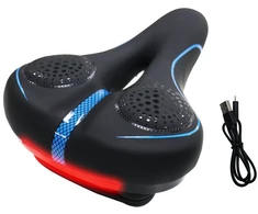 OEM dviračio balnelis su integruotu LED žibintu FSBSD-232-1 juodas