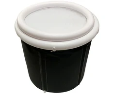Oem Foldable portable inflatable bathtub 75 x 80 cm juodas