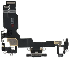 OEM įkrovimo lankstus USB įkroviklis IPHONE 15 juodas (ištrauktas)