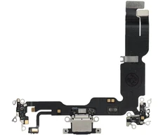 OEM įkrovimo lankstus USB įkroviklis IPHONE 15 Plus juodas (ištrauktas)