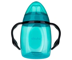 AKUKU neišsiliejanti gertuvė su dviem rankenėlėmis, 280 ml, A0366, TURQUOISE