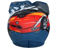Pavasarinė kūdikio kepurė New Baby su mėlynu automobiliuku, dydis 104 (3-4 m)
