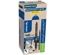 Pilot Pen Tušinukas Pilot Clicker 12 vnt + mėlynas užpildas 12 vnt