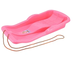 Plastikinės rogutės Baby Mix KAROL rožinės spalvos
