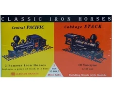 Plastikinis modelis lokomotyvų Classic Iron Horses 1:120 rinkinys 2 vnt
