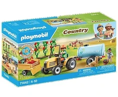 Playmobil Traktorius su priekaba ir vandens baku