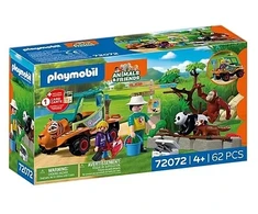 Playmobil Žaislinis zoologijos sodo gyvūnų laikytojas su transporto priemone