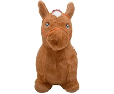 Pliušinis šokinėjantis arkliukas su garsais Baby Mix Brown