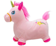 Pliušinis šokinėjantis arkliukas su garsais Baby Mix Unicorn