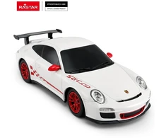 Porsche GT3 RS R/C mastelis 1:24 Rastar 39900 valdomas baltas automobilis
