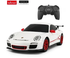Porsche GT3 RS R/C mastelis 1:24 Rastar 39900 valdomas baltas automobilis