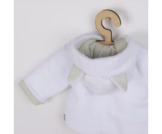 Prabangus kūdikio žieminis paltukas su gobtuvu New Baby Snowy kolekcija, dydis 74 (6-9 mėn.)
