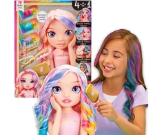 Rainbow High lėlė Bella Parker galva stilizavimui 120889