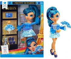 MGA Rainbow High lėlė mergaitėms Skyler Bradshaw Pretty in Paris mėlyna 28 cm 248866-EUC