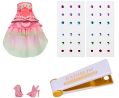 Rainbow High žėrinti lėlė Adeline Rose 597797-EUC