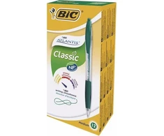 Rašikliai BIC Atlantis Classic žali 12 vnt