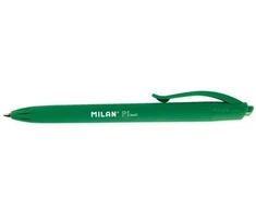Rašikliai P1 rubber touch žali 25 vnt milan