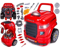 Chrld Jaunojo mechaniko komplektas su automobiliu, 61 el.